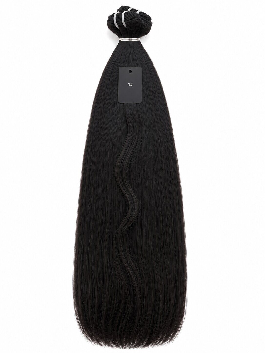 Коса на треса черна -1. 60 см. 300 гр.