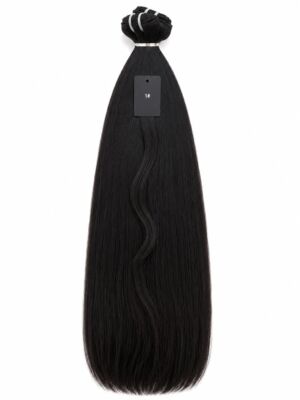 Коса на треса черна -1. 60 см. 300 гр.