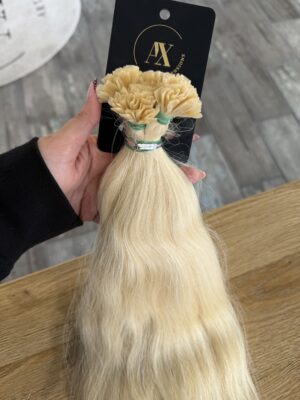 Славянска коса на кератинови кичури 75 см. 220 гр.